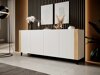 Dressoir Charlotte 183 (Wit + Craft eiken)