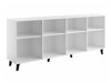 Ensemble de salon Charlotte 185 (Blanc + Craft chêne)