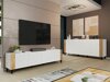 TV-állvány Charlotte 184 (Fehér + Craft tölgy)