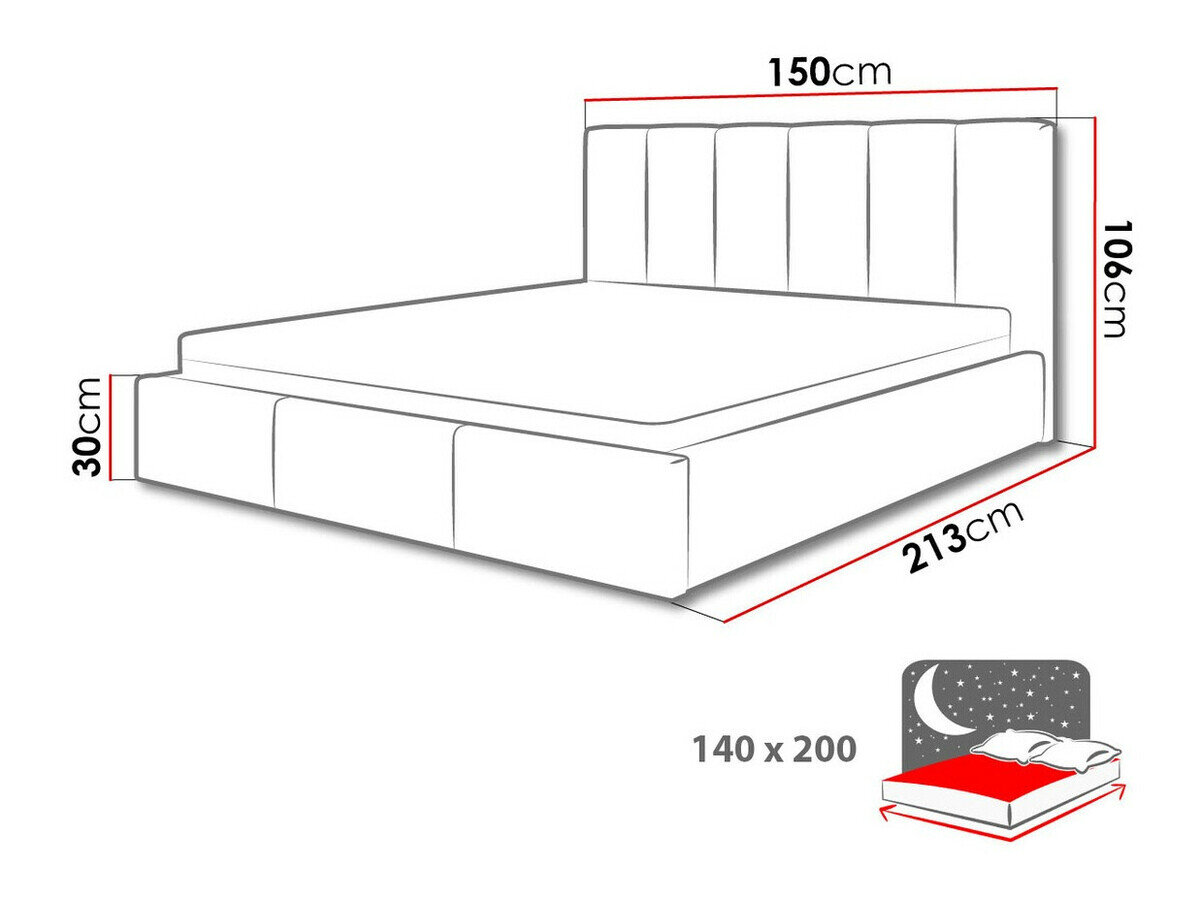 Bed ComfiDream Tirila I (Bergamo 97)