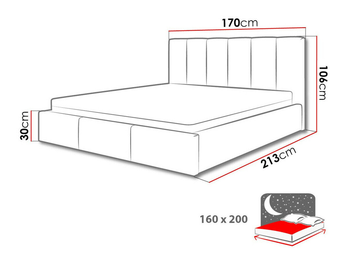 Bed ComfiDream Tirila I (Inari 96)