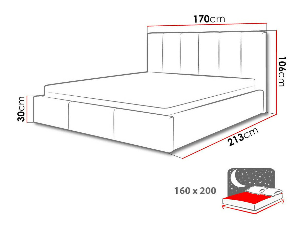 Bed ComfiDream Tirila II (Bergamo 97)