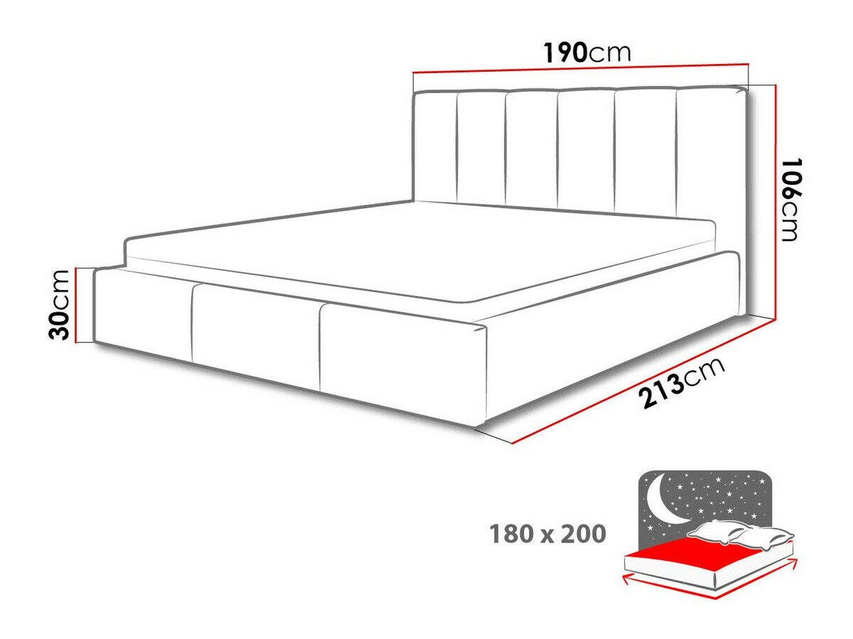 Bed ComfiDream Tirila II (Inari 96)
