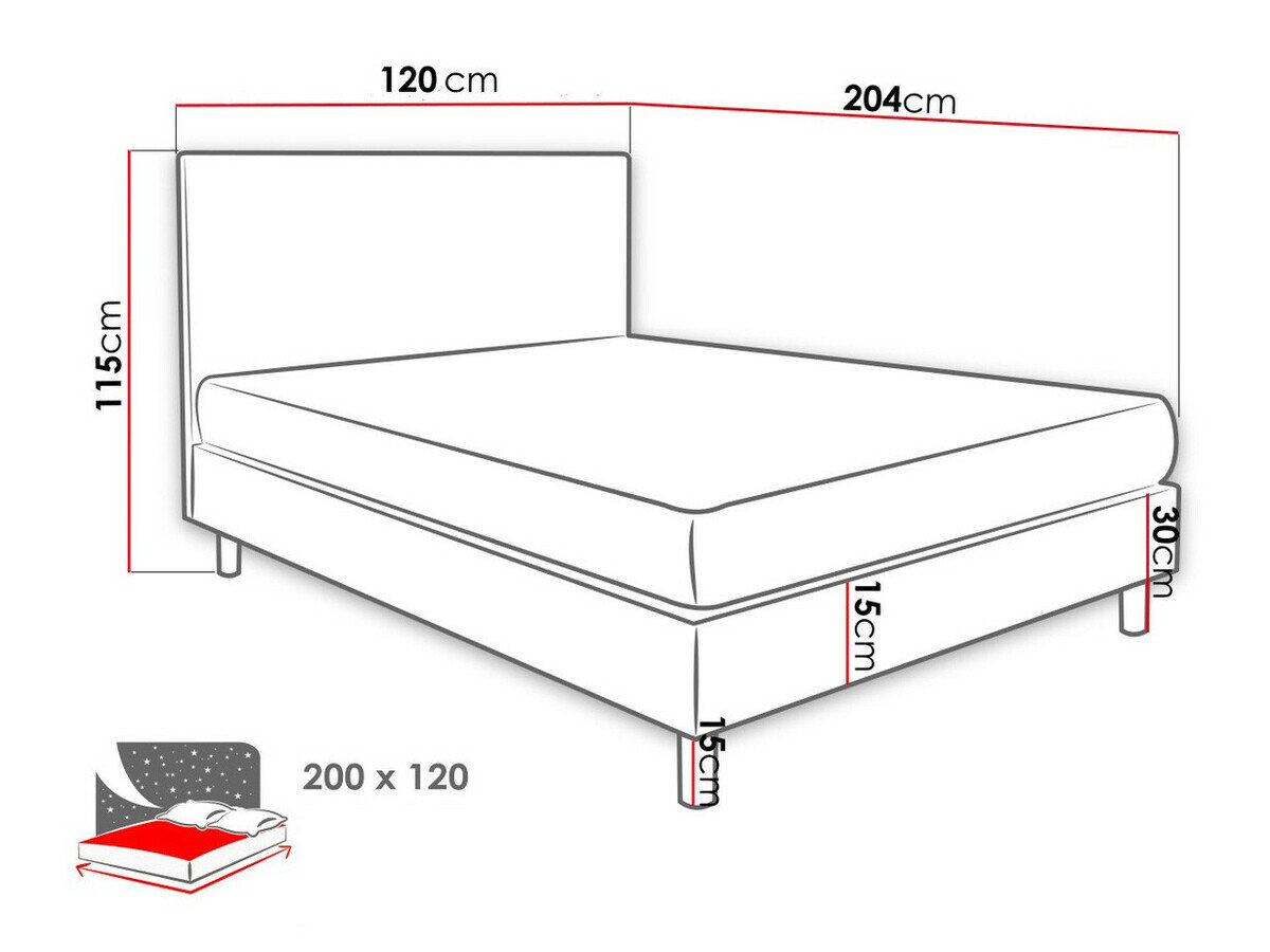 Bed Logan 100 (Solo 260)