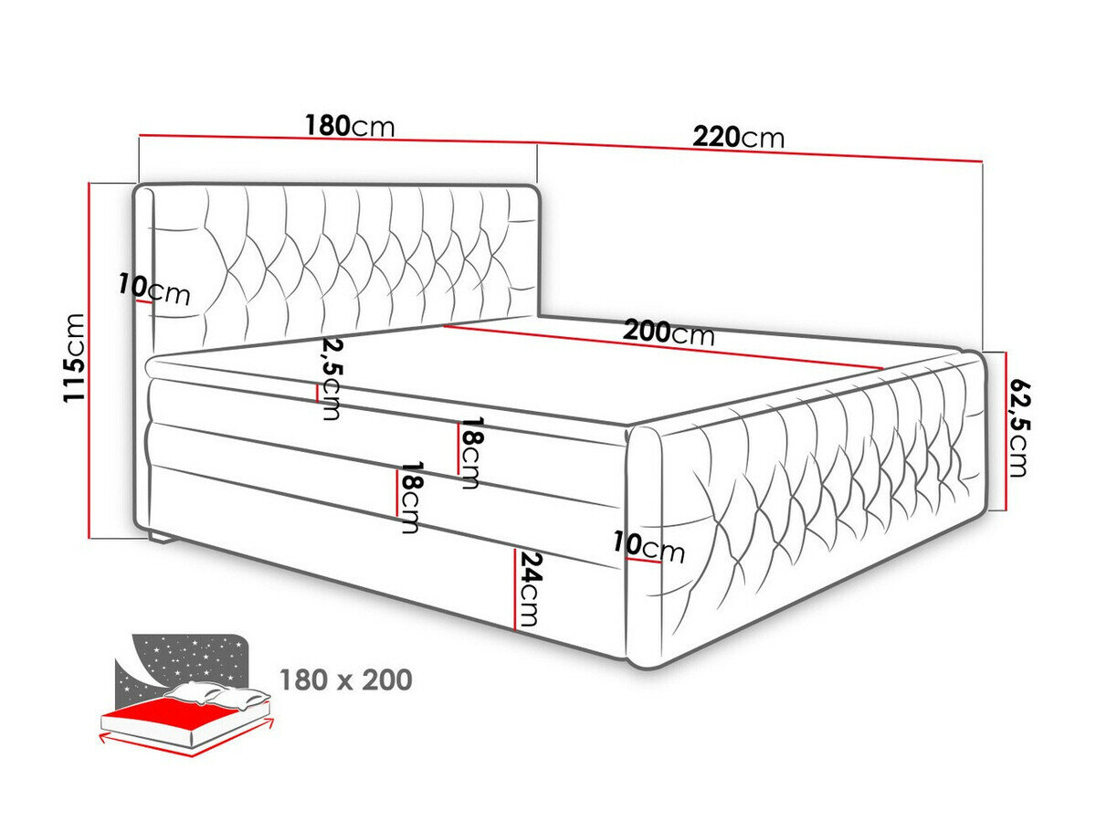 Boxspring Florum (Trinity 16)