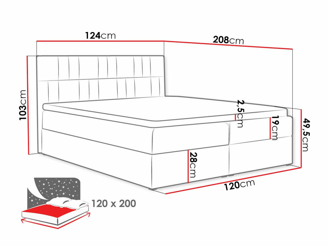 Boxspring Pons (Kronos 02)