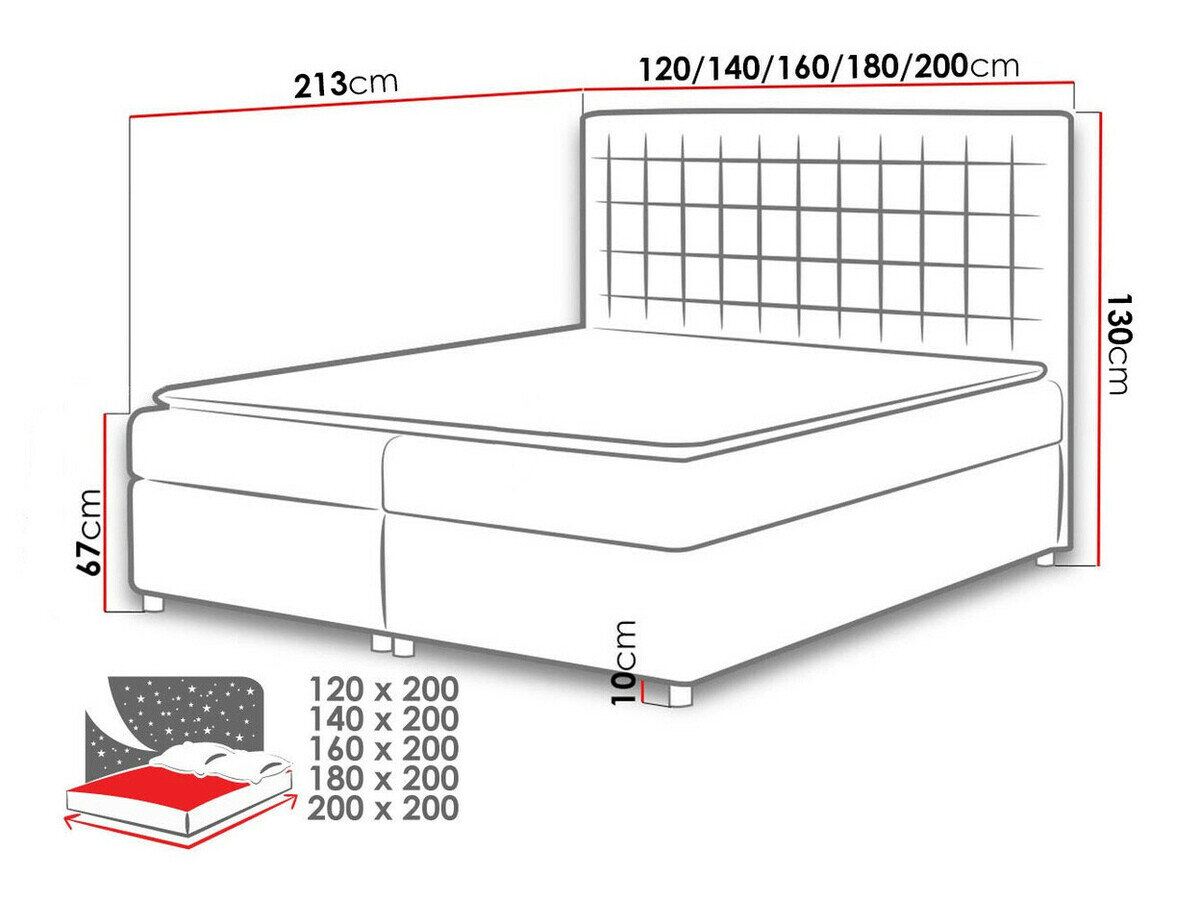 Boxspring Panis (Bristol 2447)