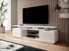 TV-meubel Figura (Wit + Glanzend wit)