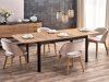 Mesa Houston 1367 (Negro + Roble Artisan)