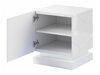 Een set nachtkastjes Linar (Zwart + Glanzend zwart)