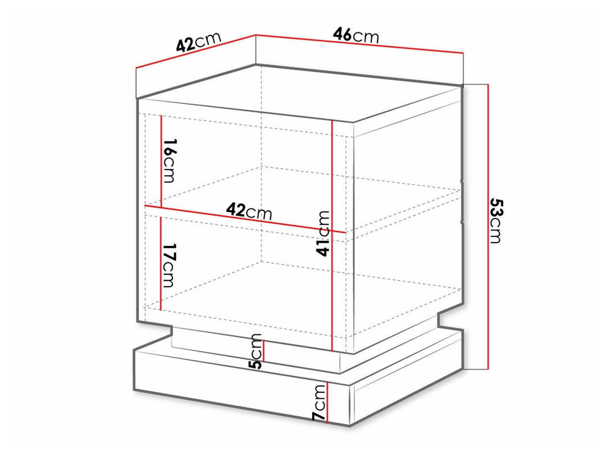 Natbordssæt Linar (Sort + Blank sort)