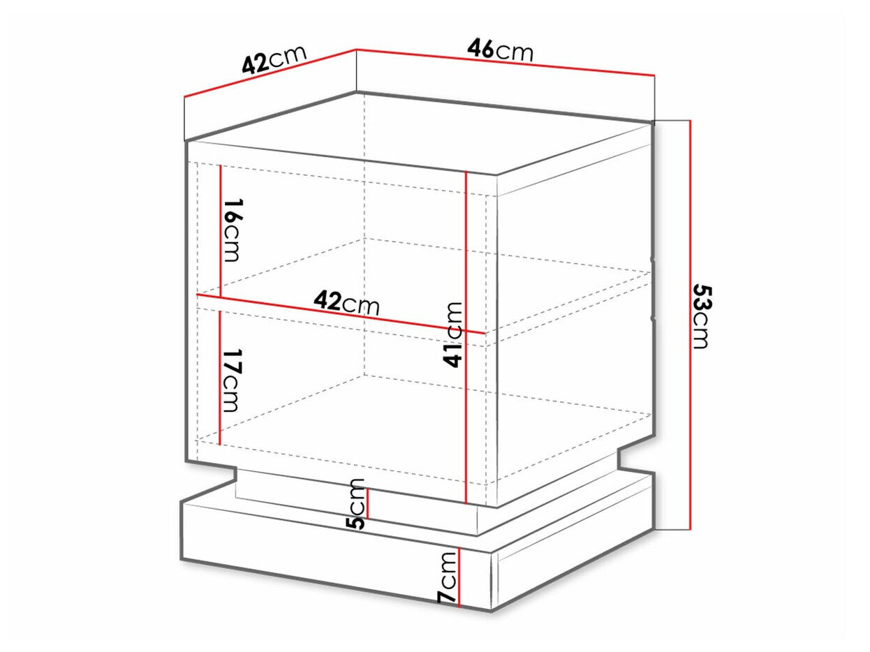 Natbordssæt Linar (Sort + Blank sort)