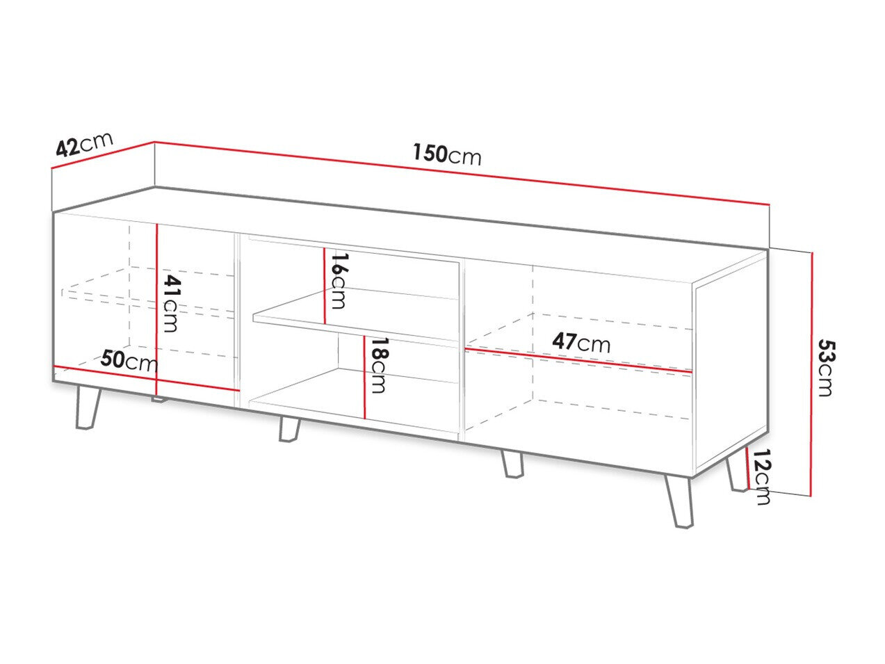 TV-bord Comes (Wotan eg)