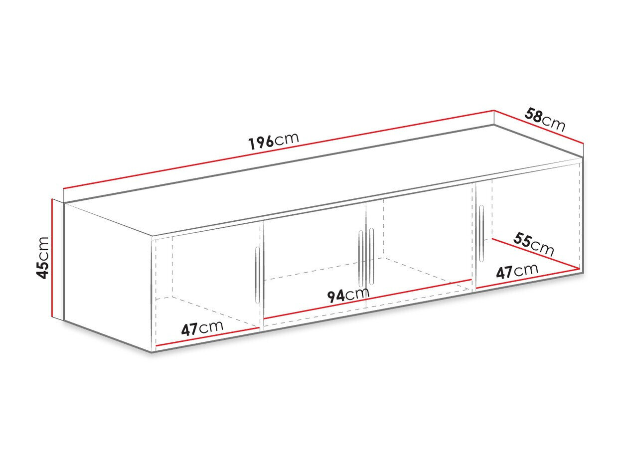 Dressoir Dortivu (Sonoma eik)