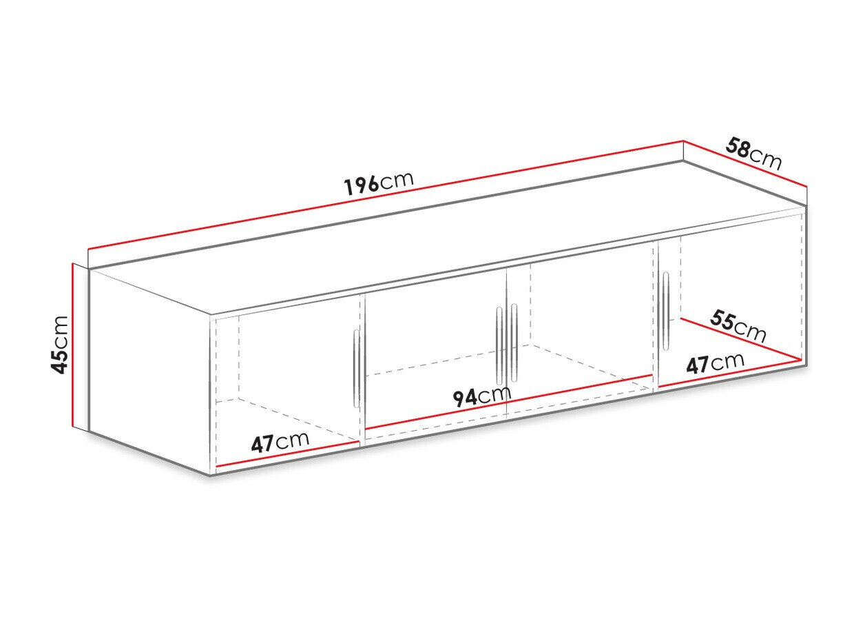 Skænk Dortivu 146 (Grafit)