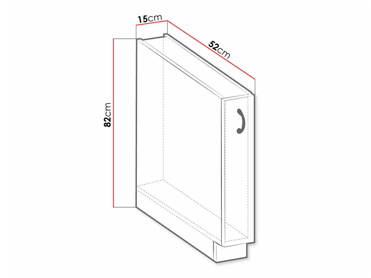 Modulaire kast met uittrekbare mand Retro White 101