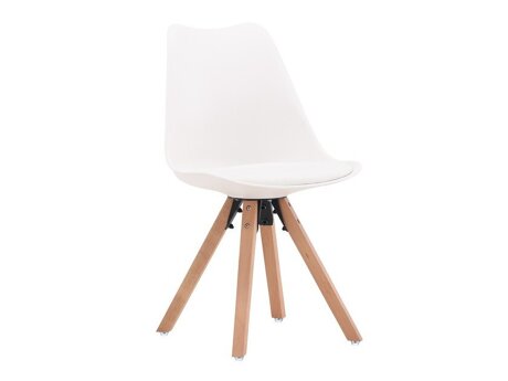 Stoel Dallas 3478 (Wit + Licht hout)