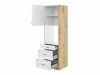Armoire modulaire pour appareils intégrés Retro Grey 117