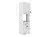 Armoire modulaire pour appareils intégrés Retro White 117