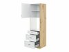 Armoire modulaire pour appareils intégrés Retro White 117