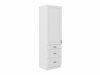 Modulaire kast met lade en deuren Retro White 114