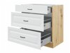 Modulaire kast met lades Retro White 120