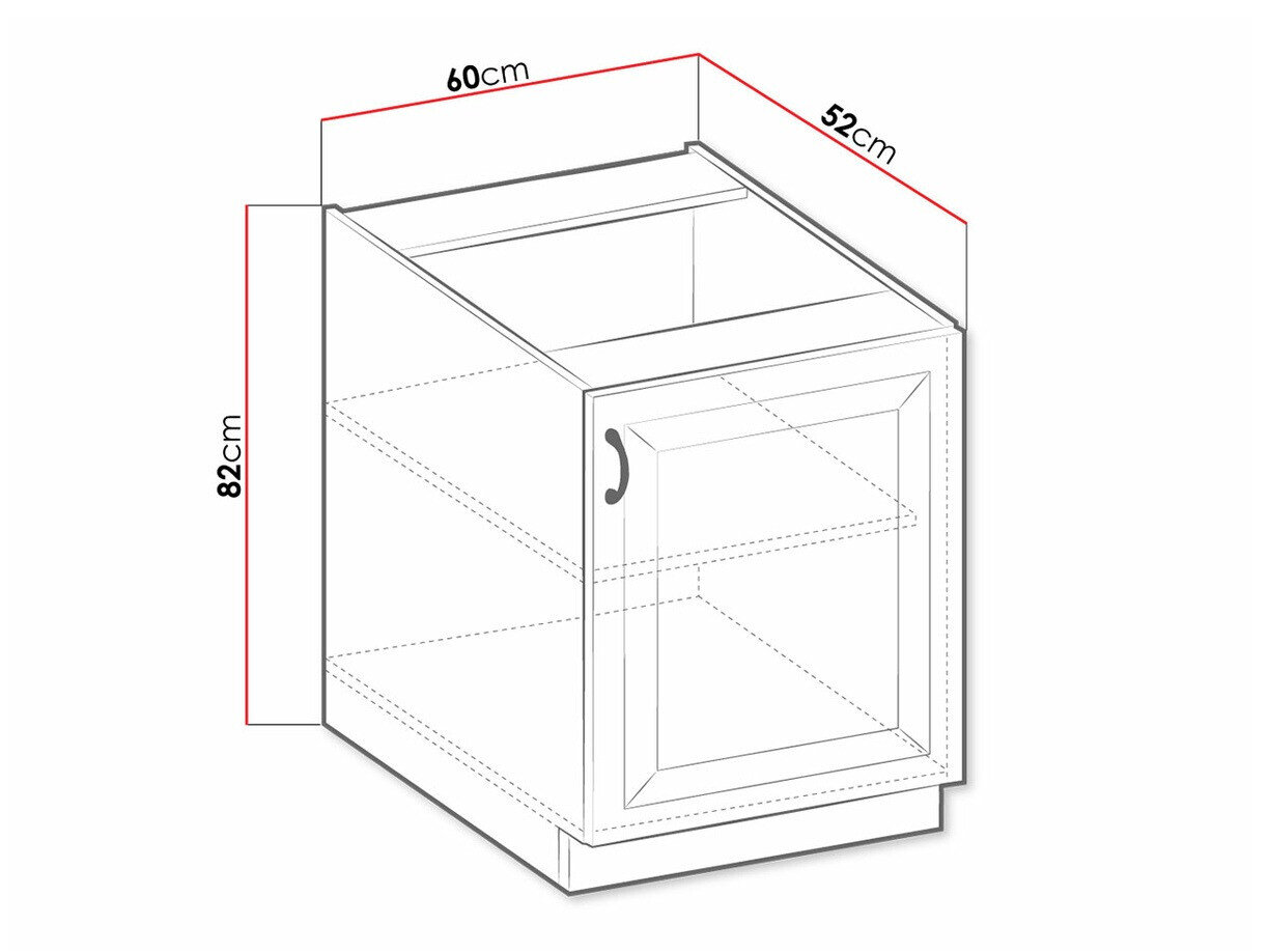 Modulskab med låger Retro Grey 107