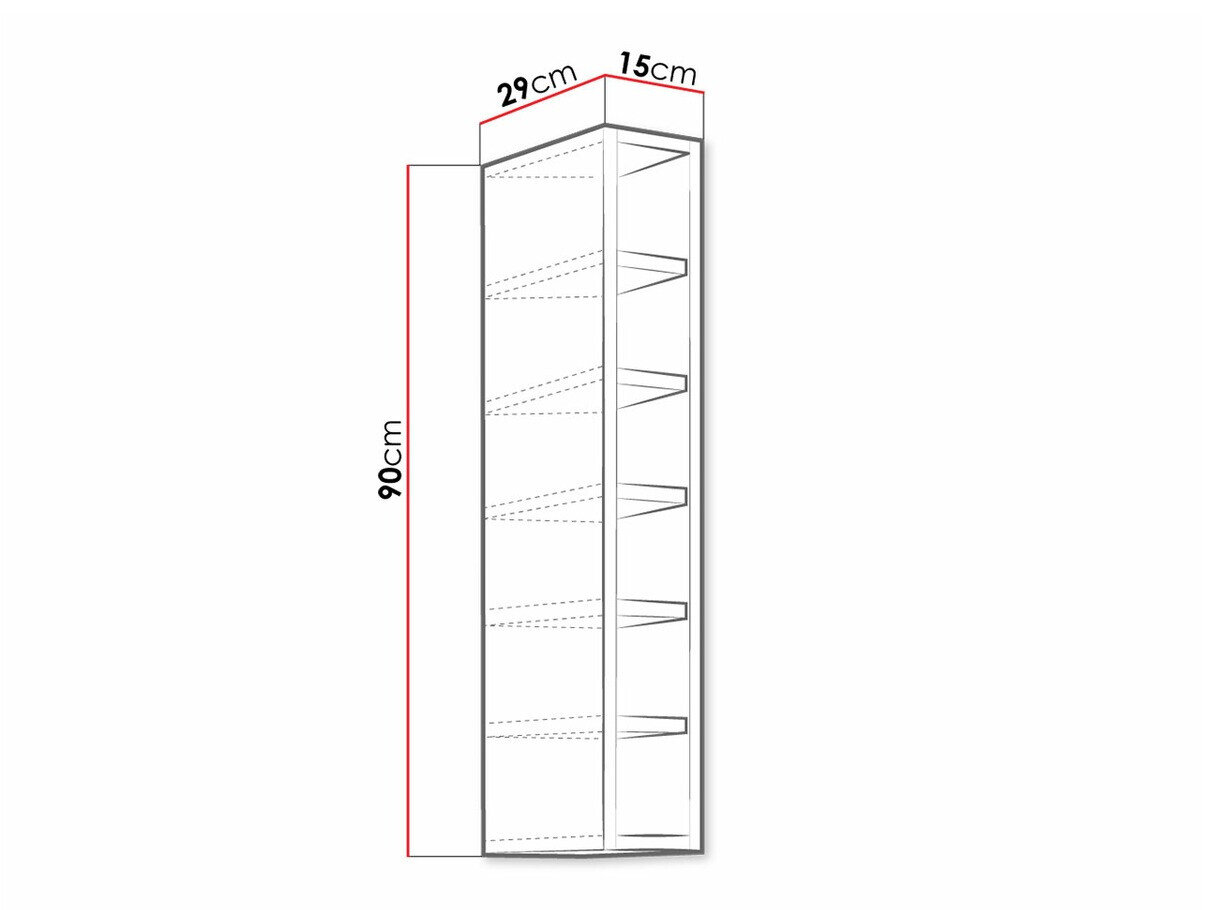 Wandplank Retro Grey 122