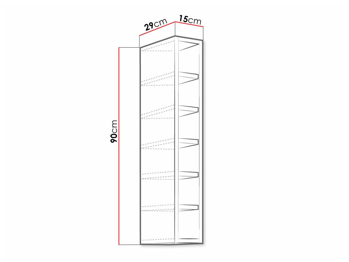 Wandplank Retro White 122