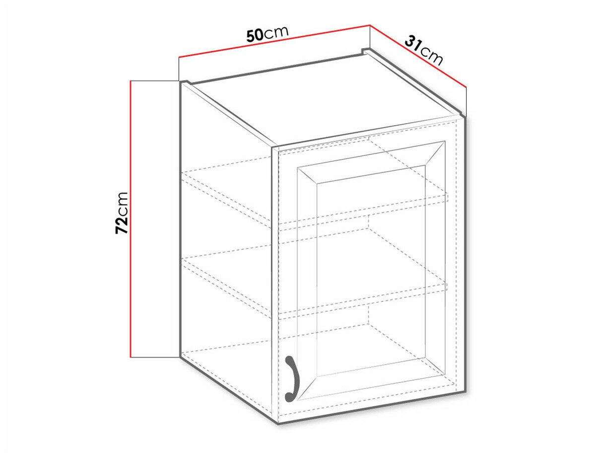 Armoire murale modulaire Retro White 132
