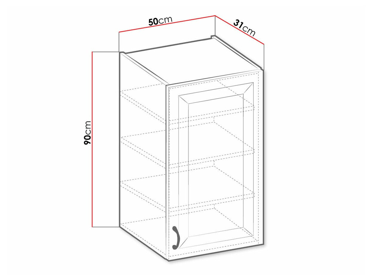 Modulaire wandkast Retro Grey 133
