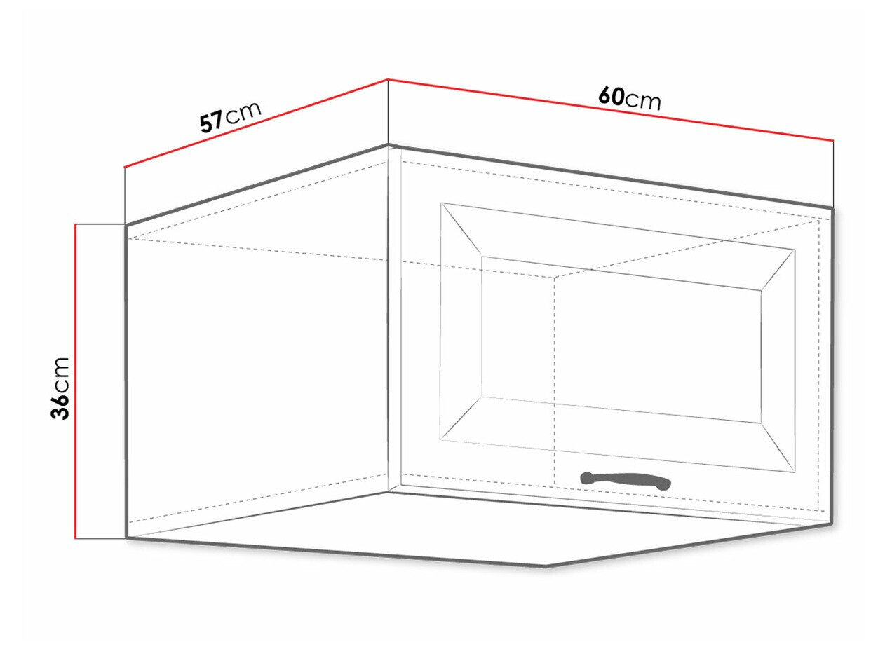 Modulvægskab Retro White 138