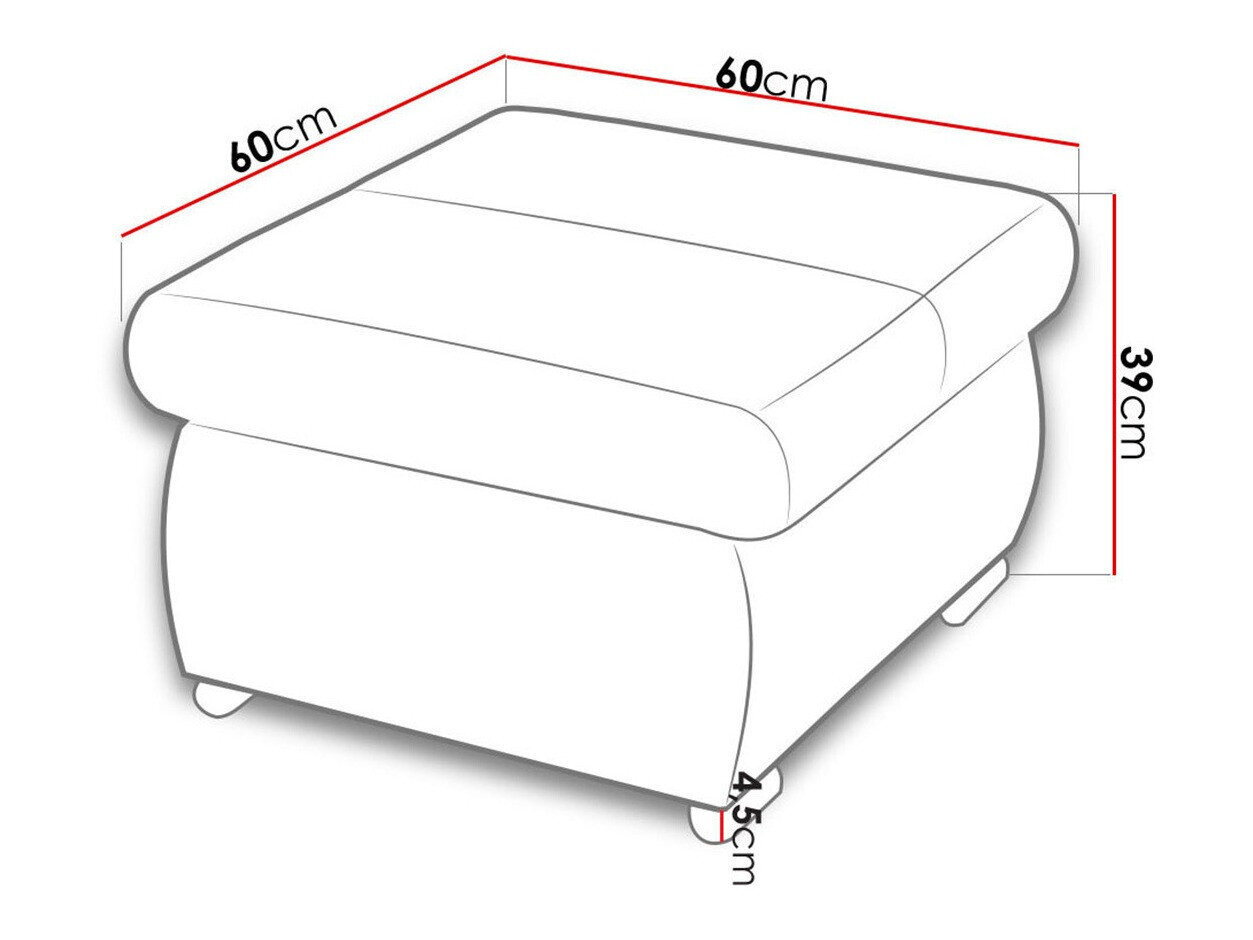 Puf Comfivo 122 (Magic Velvet 2201 + Matana 17)