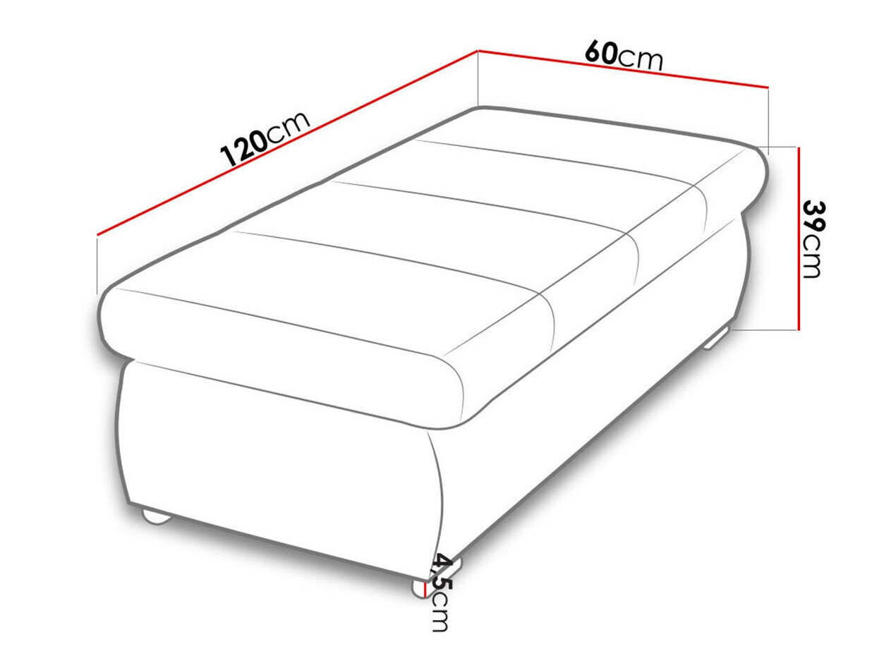 Polstret bænk Comfivo 123 (Kronos 07)