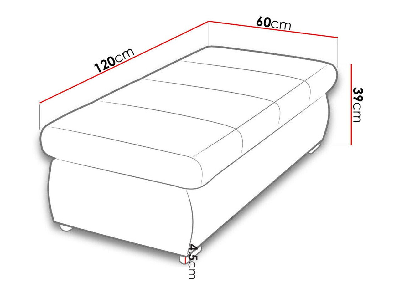 Polstret bænk Comfivo 123 (Otusso 14)