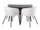 Set de mese Dallas 2539 (Bej + Negru)