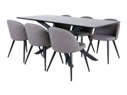 Set de mese Dallas 2693 (Gri + Negru)
