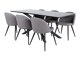Set de mese Dallas 2693 (Gri + Negru)