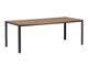 Outdoor tafel Dallas 3890 (Zwart + Bruin)