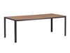 Outdoor tafel Dallas 3890 (Zwart + Bruin)