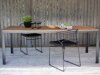Outdoor tafel Dallas 3890 (Zwart + Bruin)
