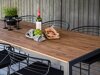 Outdoor tafel Dallas 3890 (Zwart + Bruin)