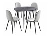 Set de mese Denton 815 (Negru + Gri)