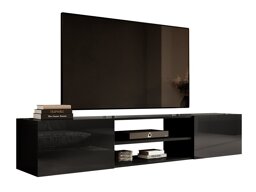 TV-meubel Imago II (Zwart + Glanzend zwart)