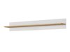 Wandplank Novbela 110 (Wit + Glanzend wit + Kleinzoon eik)