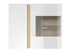 Wandplank Novbela 112 (Wit + Glanzend wit + Kleinzoon eik)