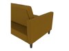 Ecksofa Tulsa 541 (Dunkelgelb)