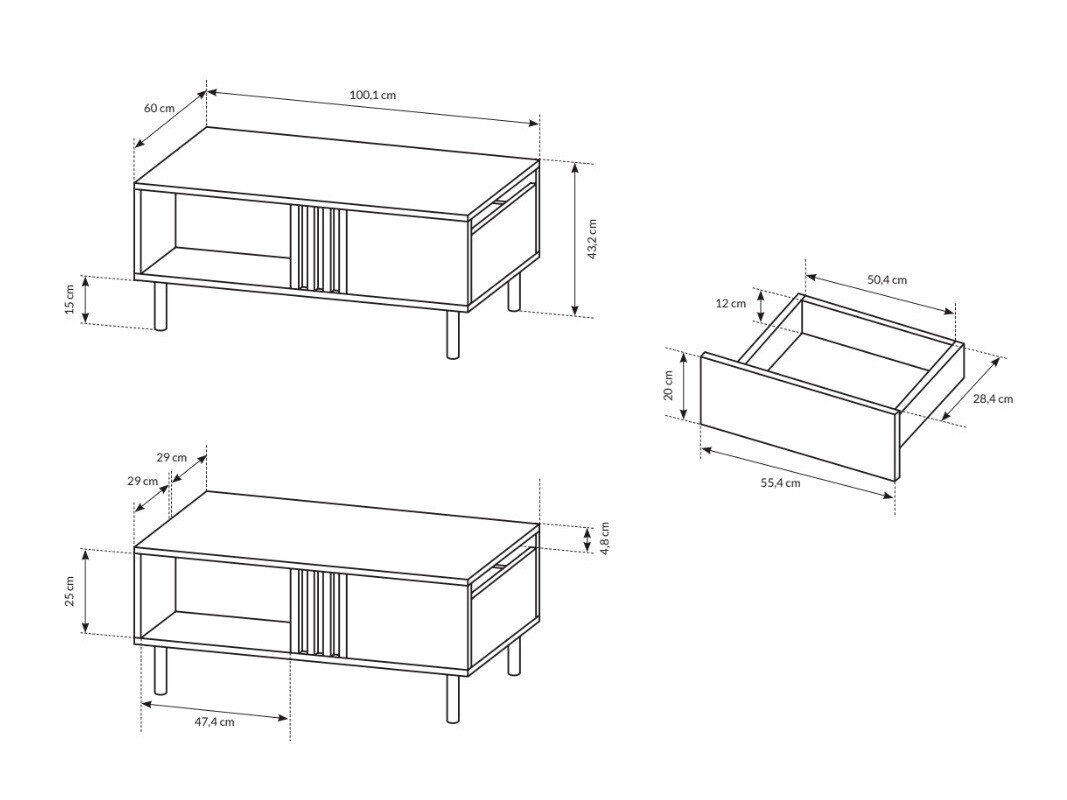 Sofabord Sevcalu 103