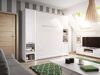 Meubelset Concept Pro Lenart XI (Glanzend wit + Wit)