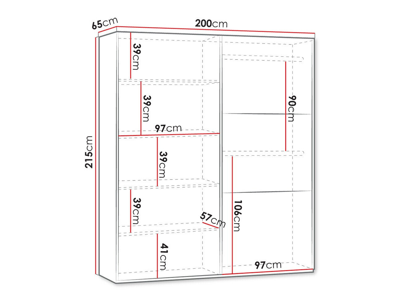 Garderobeskab Honolulu 229